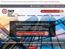 Tablet Screenshot of iwf.org.uk